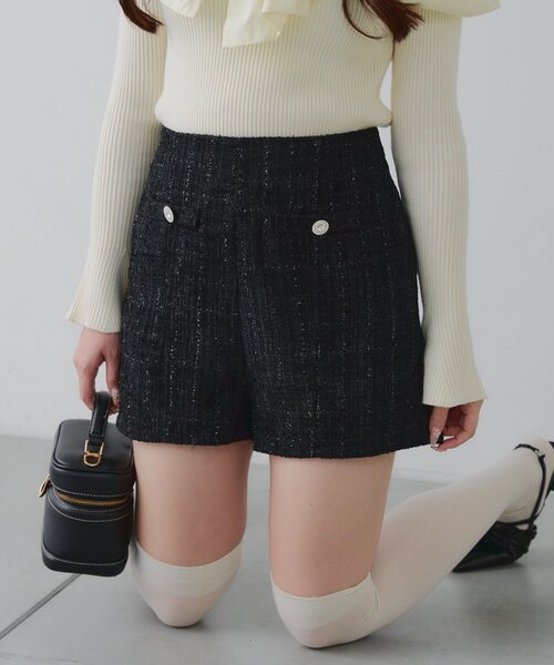 continuer de NICE CLAUP パンツ 「Holiday collection」ツイード