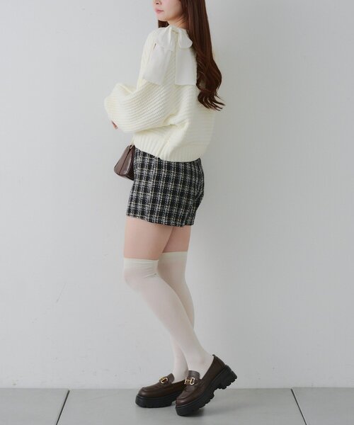 continuer de NICE CLAUP パンツ 「Holiday collection」ツイード