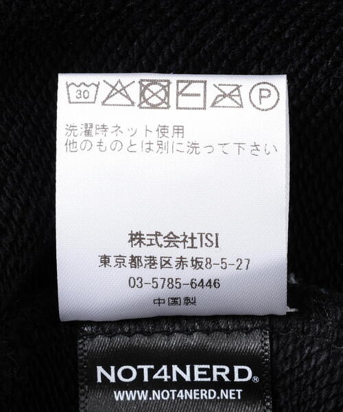 NOT4NERD パーカー NOT4NERD/ノットフォーナード/4 Symbol Salt