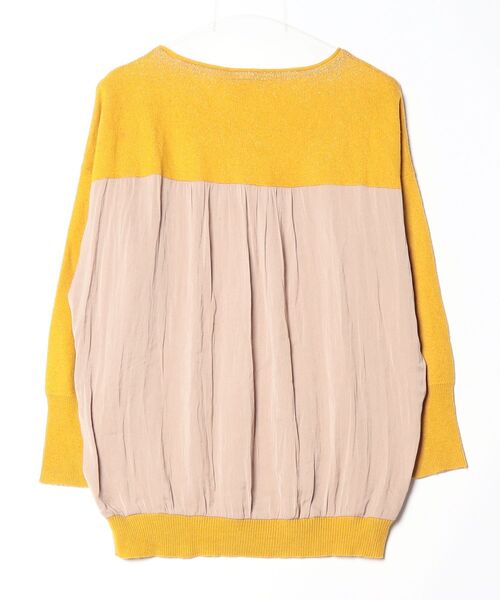 「qualite」 長袖ニット - イエロー レディース_画像2