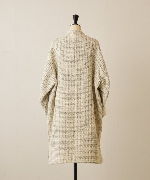 BEARDSLEY（ビアズリー） コート アウター チェックツイードロング