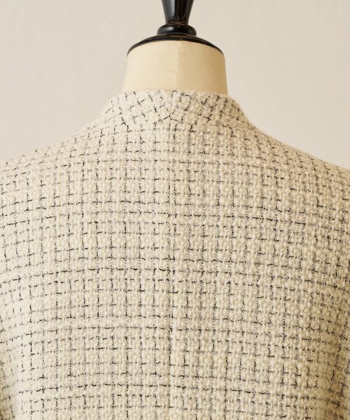 BEARDSLEY（ビアズリー） コート アウター チェックツイードロング