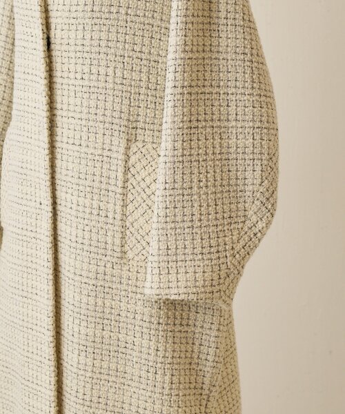 BEARDSLEY（ビアズリー） コート アウター チェックツイードロング