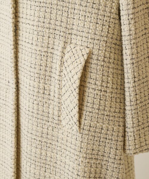 BEARDSLEY（ビアズリー） コート アウター チェックツイードロング