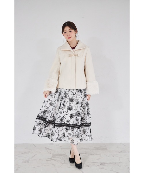 tocco closet（トッコ クローゼット） コート アウター 袖口ファー付き