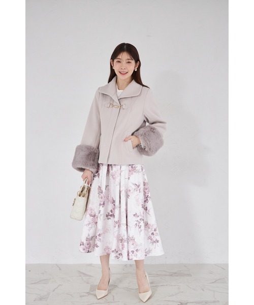tocco closet（トッコ クローゼット） コート アウター 袖口ファー付き