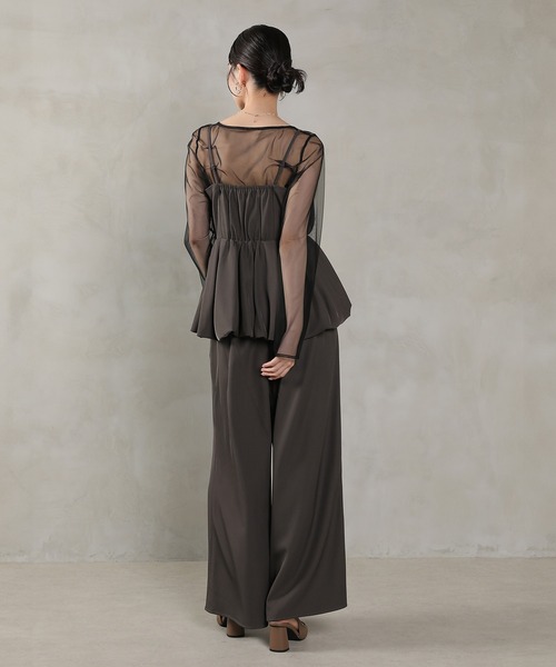 「Kana」 セットアップ S チャコールグレー レディース_画像8