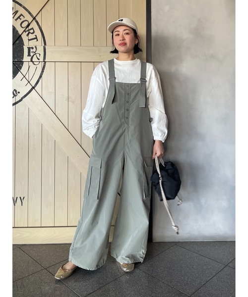 「RODEO CROWNS WIDE BOWL」 カーゴパンツ FREE ライトグレー レディース_画像2