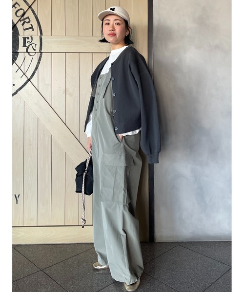 「RODEO CROWNS WIDE BOWL」 カーゴパンツ FREE ライトグレー レディース_画像3