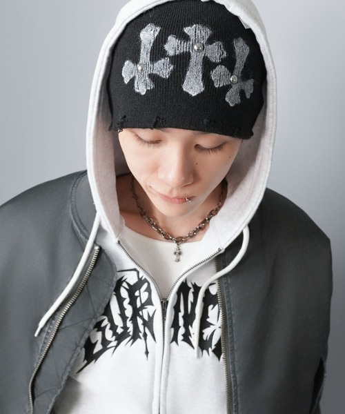 SPINNS（スピンズ） ニット帽 ニットキャップ シングルニットビーニー