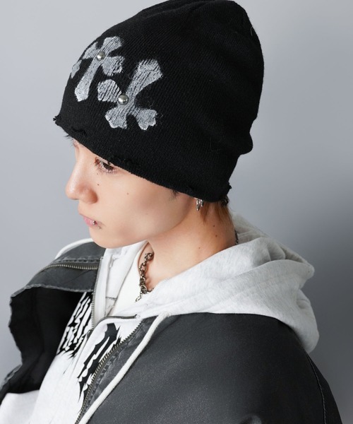 SPINNS（スピンズ） ニット帽 ニットキャップ シングルニットビーニー