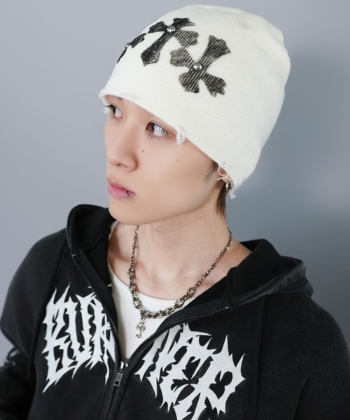 SPINNS（スピンズ） ニット帽 ニットキャップ シングルニットビーニー