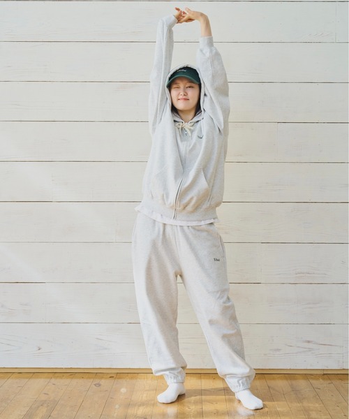 「BROKEN BASE」 ジップアップパーカー MEDIUM 杢グレー メンズ_画像7