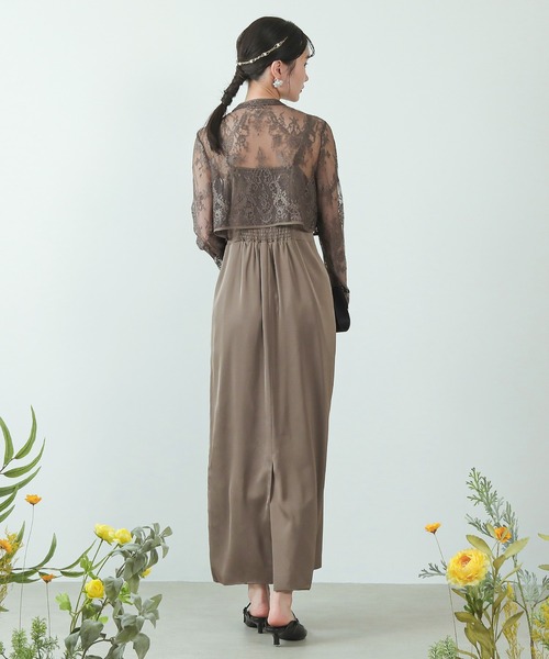 「Kana」 コンビワンピース S ベージュ系その他 レディース_画像4