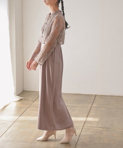 「Kana」 コンビワンピース S ベージュ系その他 レディース_画像7