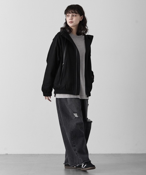 「RUUBON」 ブルゾン M ブラック メンズ_画像3