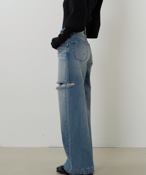 SENEE 完売品 ルーズビンテージライクデニム Mサイズ SENEE ルーズビンテージライクデニム - メルカリ
