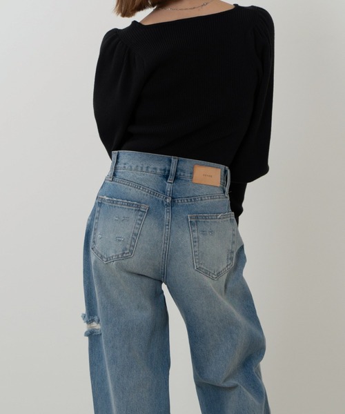 SENEE デニム SENEE」 デニムパンツ SMALL ブラック レディース : ZOZOTOWN Yahoo!店