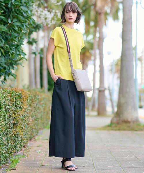 「DRESSTERIOR」 半袖カットソー 34 ピンク レディース_画像4