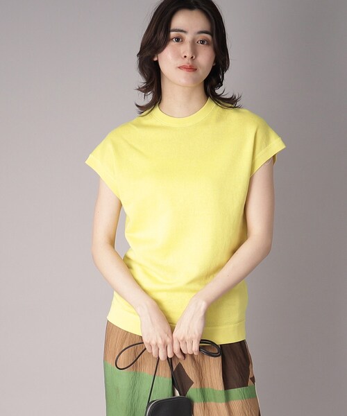 「DRESSTERIOR」 半袖カットソー 34 ピンク レディース_画像9