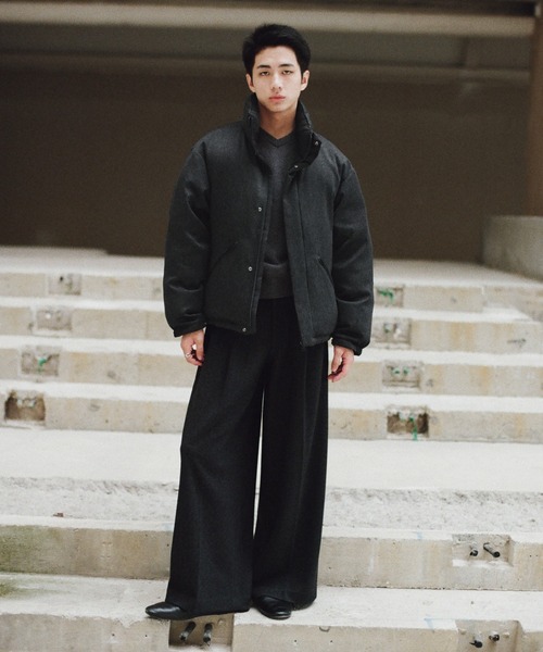 WYM LIDNM 「WYM LIDNM」 ダウンジャケット M ブラック メンズ