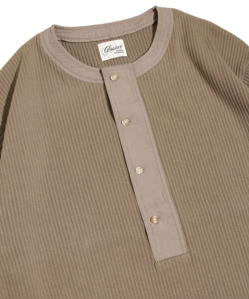 「GLOSTER」 半袖Tシャツ L キナリ メンズ_画像5
