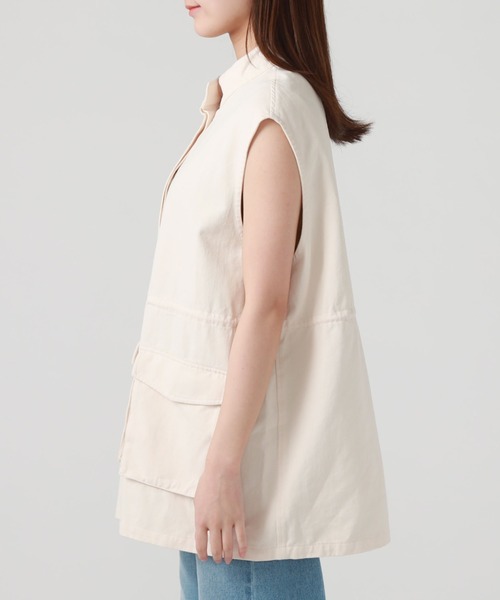 「archives」 ベスト MEDIUM アイボリー レディース_画像5