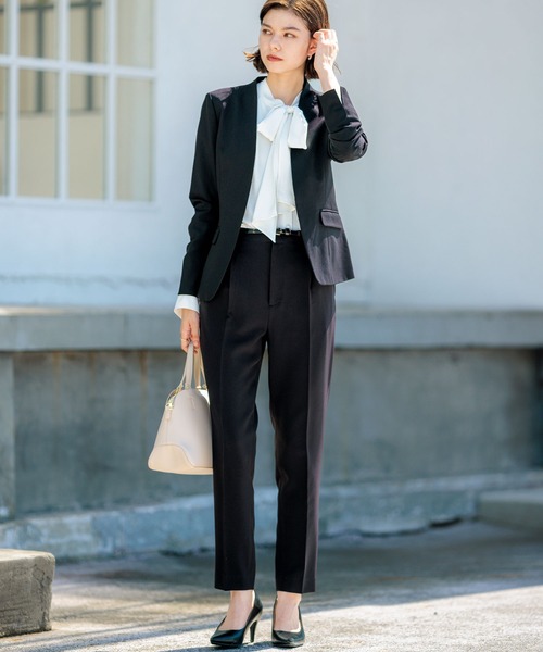 GeeRA（ジーラ） パンツスーツ 5号 ブラック レディース : ZOZOTOWN