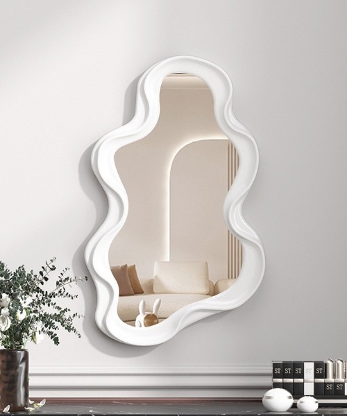 Port（ポート） 鏡 「 」 ウェーブ 壁掛け ミラー : ZOZOTOWN Yahoo!店