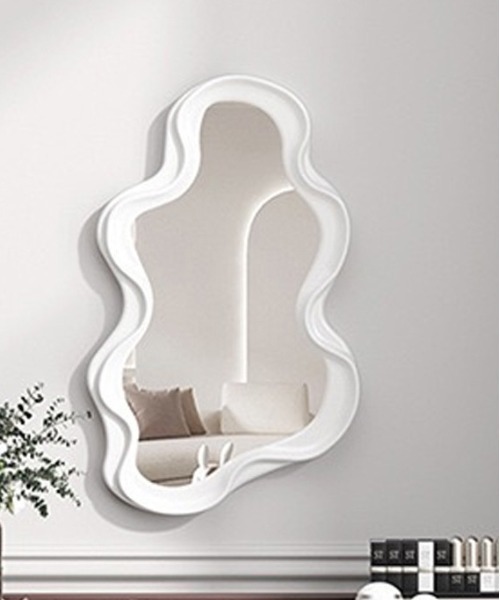 Port（ポート） 鏡 「 」 ウェーブ 壁掛け ミラー : ZOZOTOWN Yahoo!店