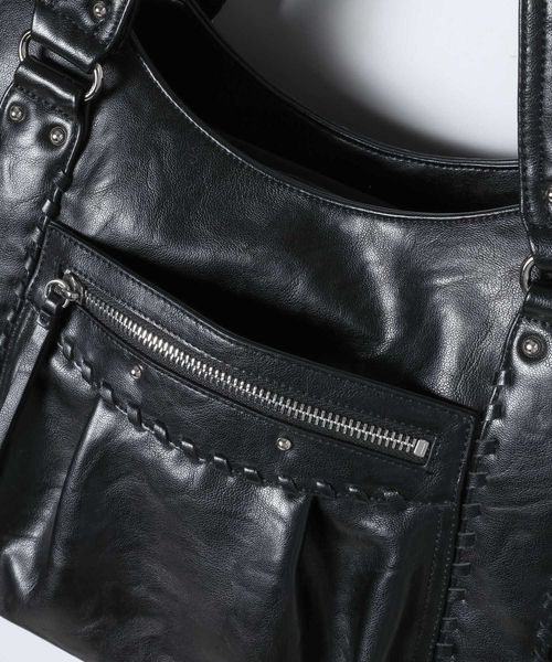 トートバッグ アンティークステッチトートBAG/643898 レディースの画像