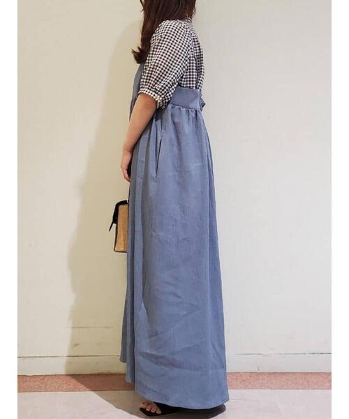 「Te chichi TERRASSE」 キャミソールワンピース F モカ レディース_画像7