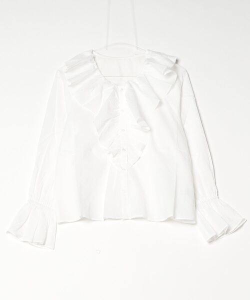 「mil」 長袖ブラウス ONE SIZE オフホワイト レディース_画像2