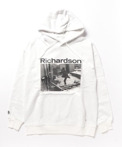 「RICHARDSON」 プルオーバーパーカー S ホワイト メンズ_画像2