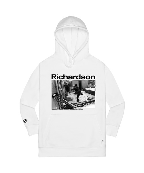 「RICHARDSON」 プルオーバーパーカー S ホワイト メンズ_画像3