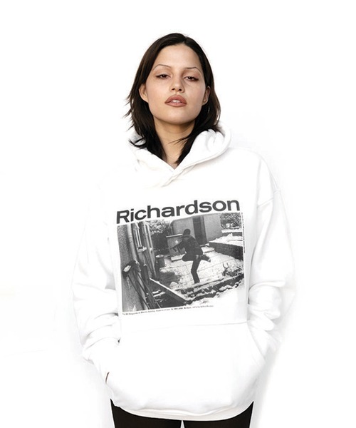 「RICHARDSON」 プルオーバーパーカー S ホワイト メンズ_画像5