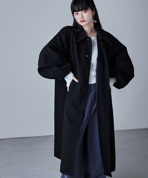 「etoll.」 ステンカラーコート M アイボリー レディース_画像2