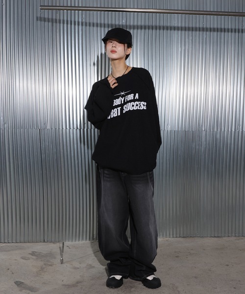 「UNE MANSION」 「FOLLOWIN」デニムパンツ SMALL ブラック レディース_画像6