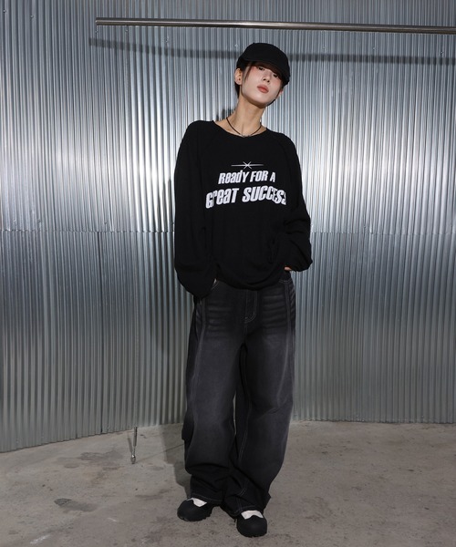 「UNE MANSION」 「FOLLOWIN」デニムパンツ SMALL ブラック レディース_画像8