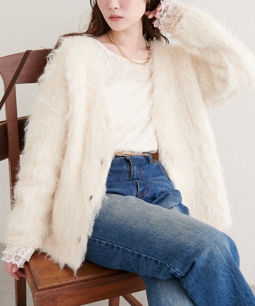 natural couture tシャツ リバーシブルレーストップス レディース