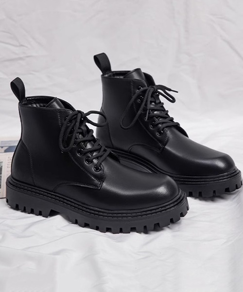 WESTBOY（ウエストボーイ） ブーツ 厚底 3.5cm ミリタリー レース