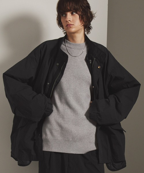 「EMMA CLOTHES」 ミリタリーコート L オリーブ メンズ_画像5