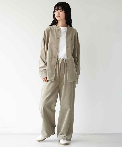「LE GLAZIK」 パンツ 36 アイボリー レディース_画像5