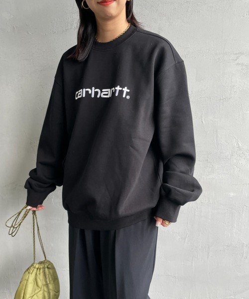 「Carhartt WIP」 スウェットカットソー L グレー レディース_画像9