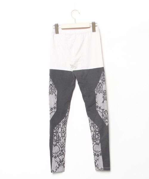 「Lelativement」 ワンポイントイージーパンツ 36 グレー レディース_画像2