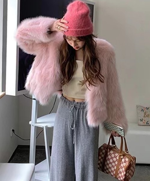 「shameless」 ノーカラージャケット FREE ベージュ レディース_画像5