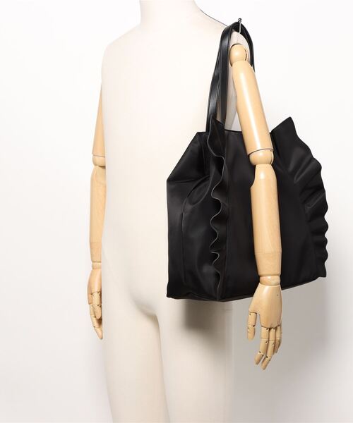 「LANVIN en Bleu」 トートバッグ FREE ブラック レディースの画像