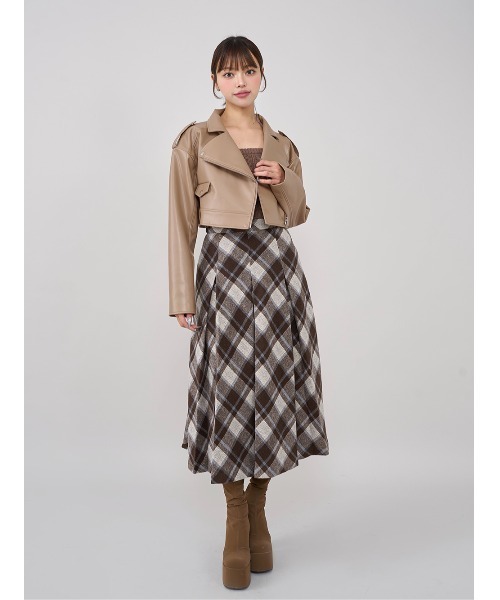 「Darich」 ロングスカート M ブラウン レディースの画像