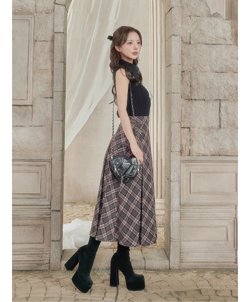 「Darich」 ロングスカート M ブラウン レディースの画像