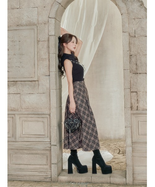 「Darich」 ロングスカート M ブラウン レディースの画像